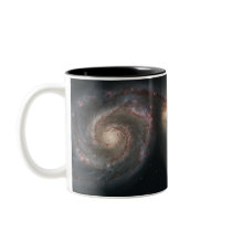 Whirlpool Galaxy (M51) and Companion Galaxy Coffee Mugs