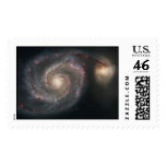 Whirlpool Galaxy (M51) and Companion Galaxy Stamp