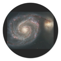 Whirlpool Galaxy (M51) Round Sticker