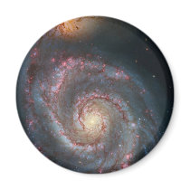 Whirlpool galaxy refrigerator magnet