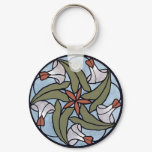 Whirly Twirly Decorative Floral Key Chain keychains