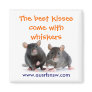 Whisker Kisses (rat) Magnets