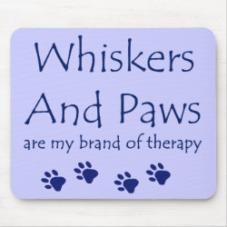 Whiskers Therapy Mousepad mousepad