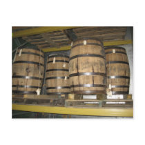 Whiskey Barrels Postcards
