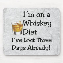 Whiskey Diet Mousepad