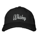 Whiskey Embroidered Hat