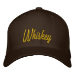 Whiskey Embroidered Hat