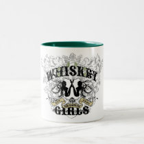 Whiskey Girls Shield Mug mugs