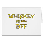 Whiskey My New BFF Card