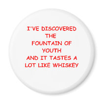 WHISKEY.png Fridge Magnets