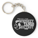 Whiskey Tango Foxtrot - Aviation Humor Keychain