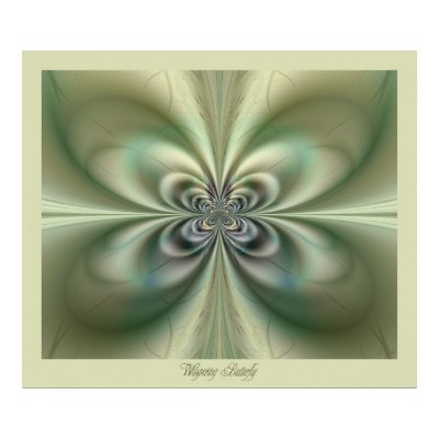 Whispering Butterfly Poster by Susan
