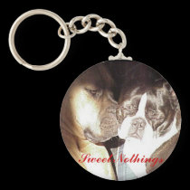 Whispering Sweet Nothings keychains