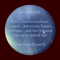 "WHISPERS Poem" Magnet
