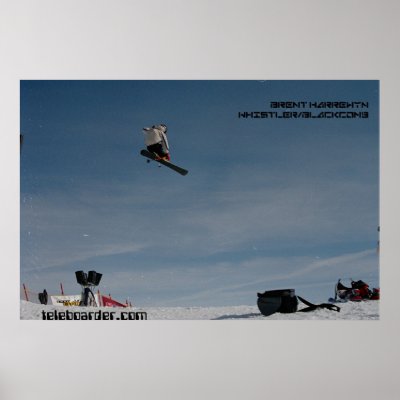Whistler Teleboarding Print by teleboarder