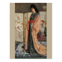 Whistler,  The Princess from the Land of Porcelain Post Cards
