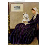 Whistlers Mother - Westie 1 Greeting Cards