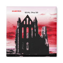 WHITBY ABBEY ENGLAND UK FRIDGE MAGNET