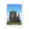 WHITBY ABBEY ENGLAND UK postcards by twocompany WHITBY ABBEY ENGLAND UK postcards