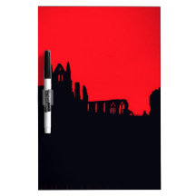 Whitby Abbey Goth Dry Erase White Board