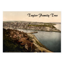 Whitby I, Yorkshire, England Family Tree Business Card Template