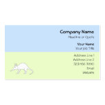 White Aardvark. Cute animal. Business Cards