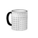 White abstract design mugs by affreeisenlohr White abstract design mugs