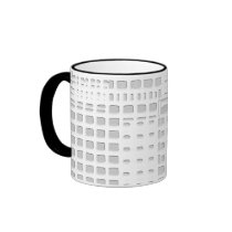 White abstract design mugs by affreeisenlohr White abstract design mugs