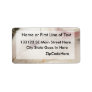 White albino netherland dwarf rabbit head custom address labels