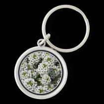 White Alyssum keychains