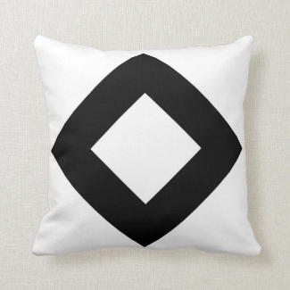 White and Black Diamond Pattern