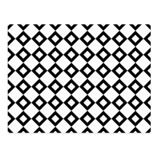 White and Black Diamond Pattern