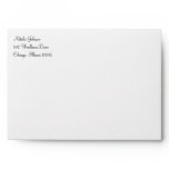 White and Black Envelope for 5"x7" Sizes