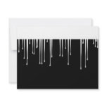 White and Black Personalized Announcement