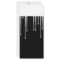 White and Black Customized Rack Card