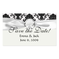 white and black romantic damask design sticker