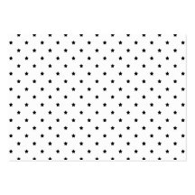 White and Black Star Pattern. Business Cards
