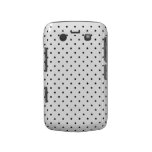 White and Black Star Pattern. Blackberry Cases