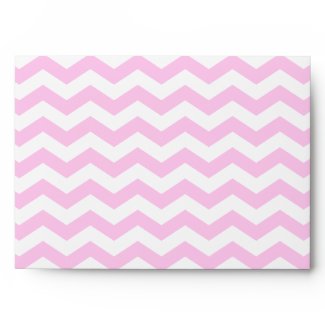 White and Black Zig Zag envelope