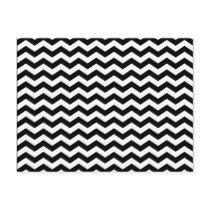 White and Black Zig Zag Postcards