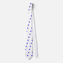 White and blue polka dot necktie by freepaganpages White and blue polka dot necktie