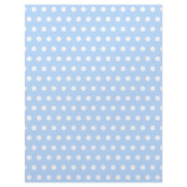 White and Blue Polka Dot Pattern. Spotty. Customized Letterhead