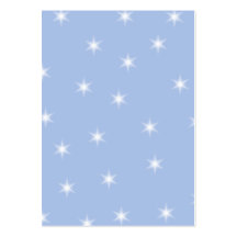 White and Blue Stars Design. Business Card Templates