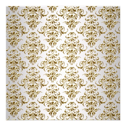 White and Gold Cross Christening Invitations
