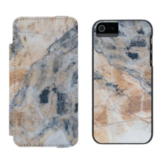 White And Gray Marble Stone Texture G1 Incipio Watson™ iPhone 5 Wallet Case