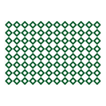 White and Green Diamond Pattern posters