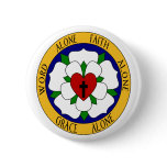 White And Green Luther Rose buttons