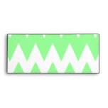 White and Green Zigzags. Envelope
