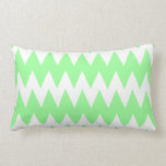 White and Green Zigzags. Pillows