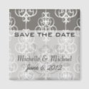 white and grey swirl elegance damask pattern